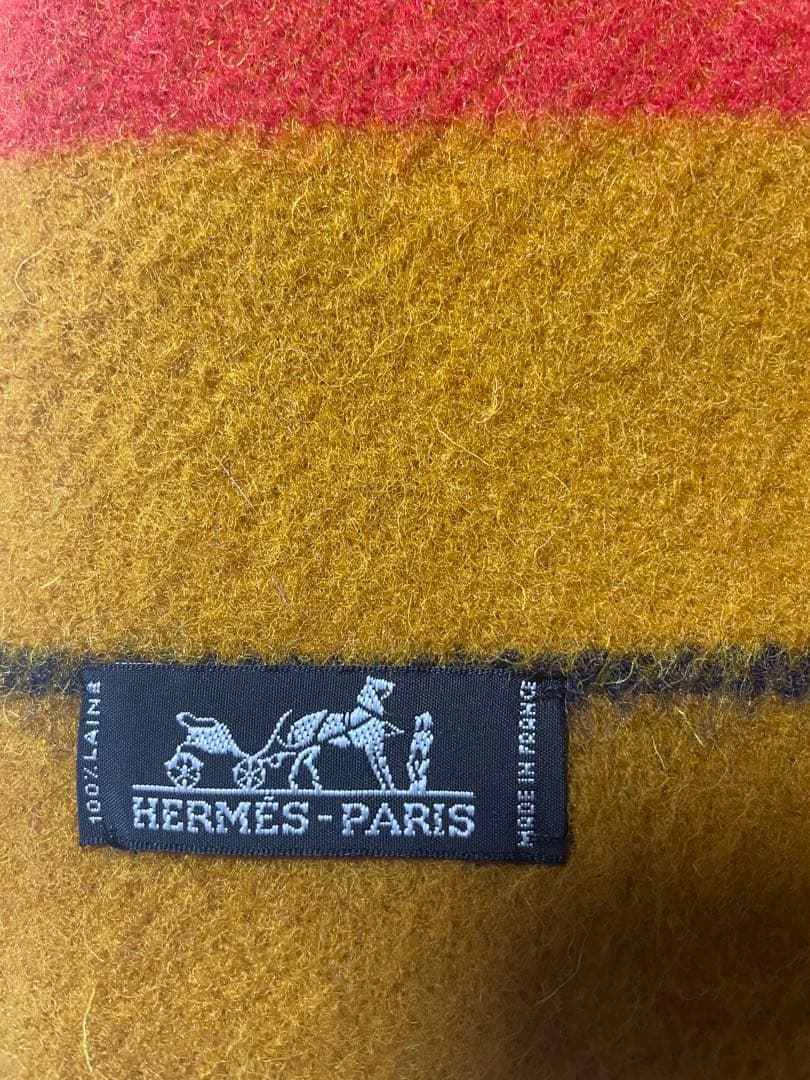 【エルメス】ロカバール柄マフラー