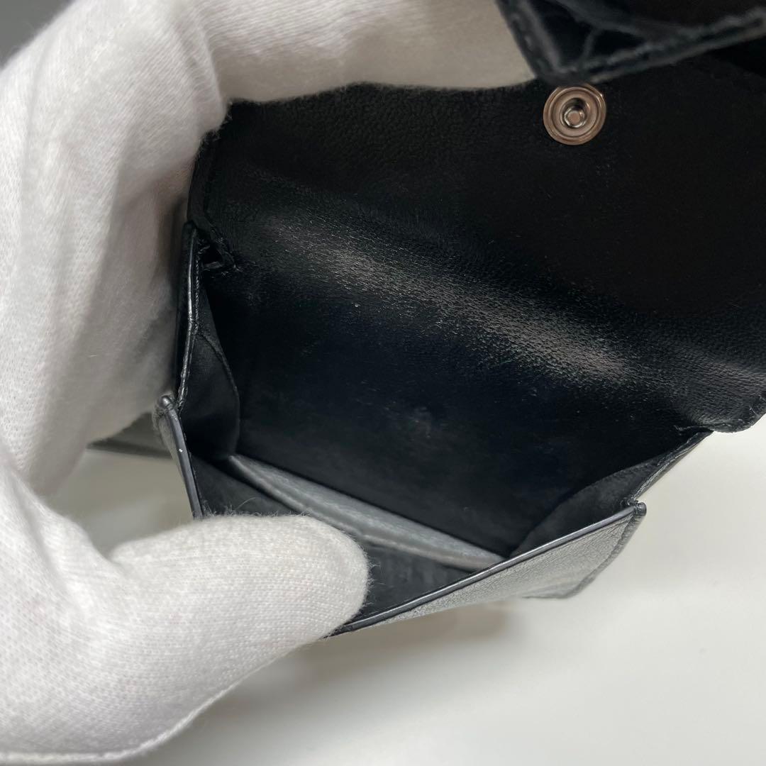 い*ね様 BALENCIAGA クロコ柄　折り財布　バレンシアガ