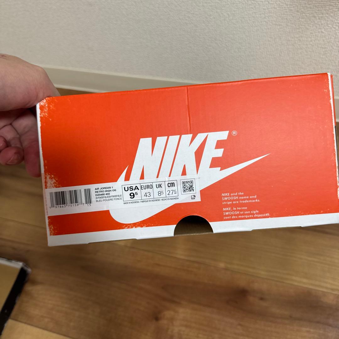 靴 Nike Air Jordan 1 unc 27.5