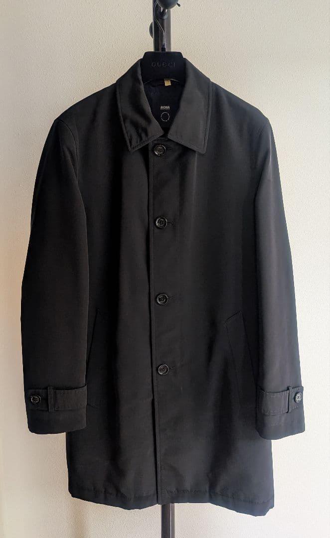 ヒューゴボス HugoBoss カーコート 46 黒