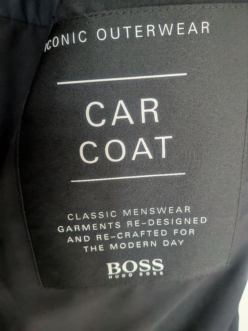 ヒューゴボス HugoBoss カーコート 46 黒