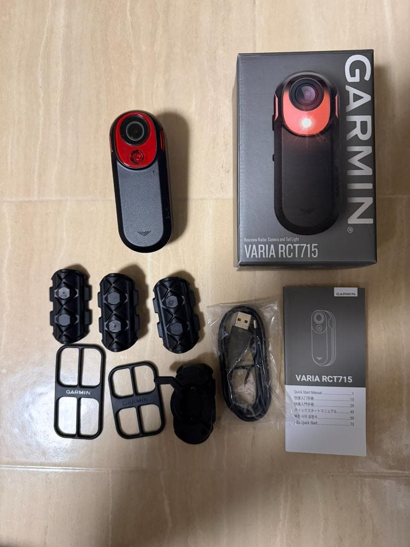 Garmin Varia RCT715 MicroSD 128GB付 ケース付