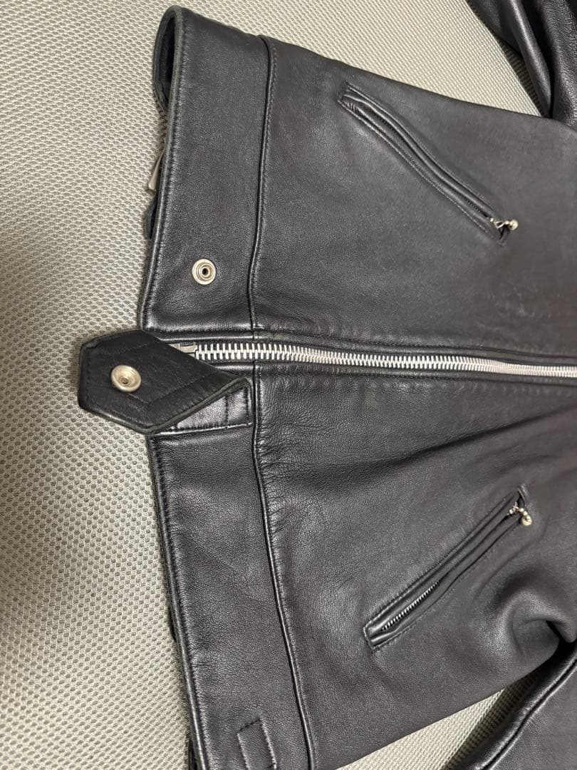 【極美品】666 ライダース LJM-9 シープスキン 38 英国製 ビンテージ