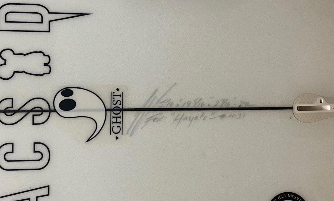 ACSOD(アクソード サーフボード)『GHOST』5'10\"