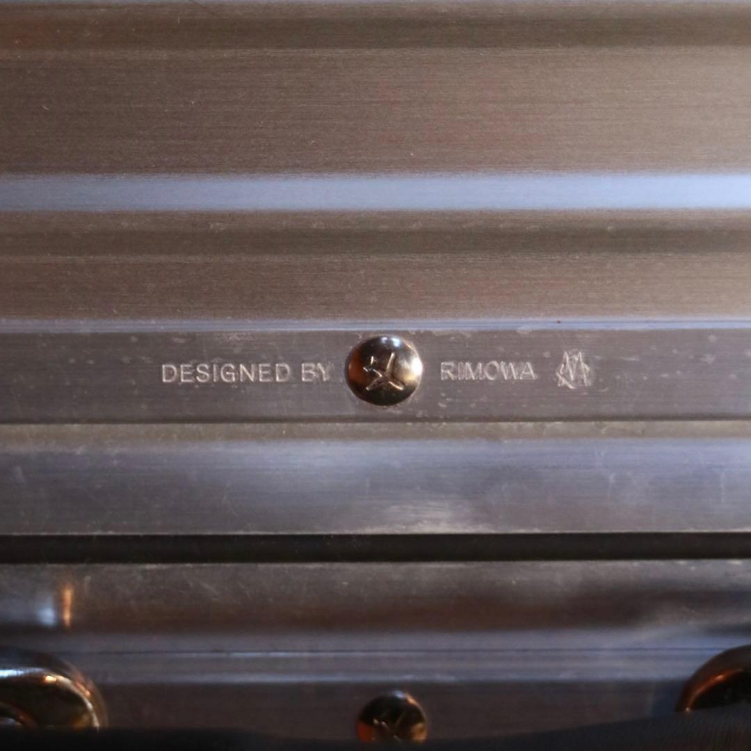 【美品】RIMOWA 現行 正規品 ドイツ製 61L クラシックチェックインM