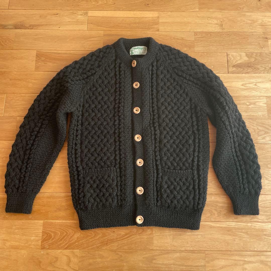 INVERALLAN カーディガン　ブラック