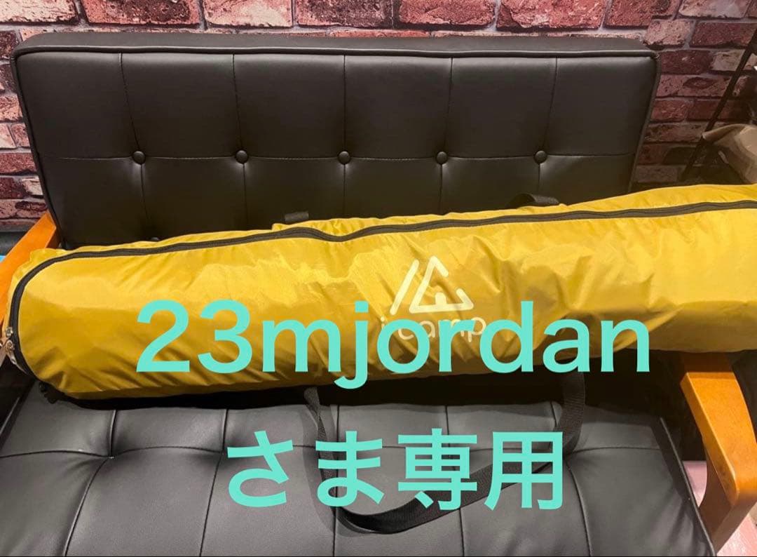 i campラクバイン 簡単設営テント２~３人用専用グランドシートポール付