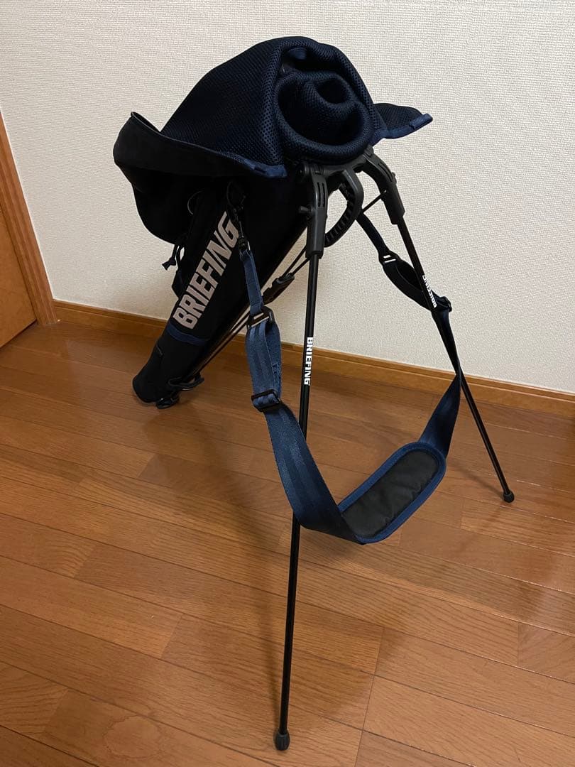 BRIEFING スタンド付きキャディバッグ ネイビー