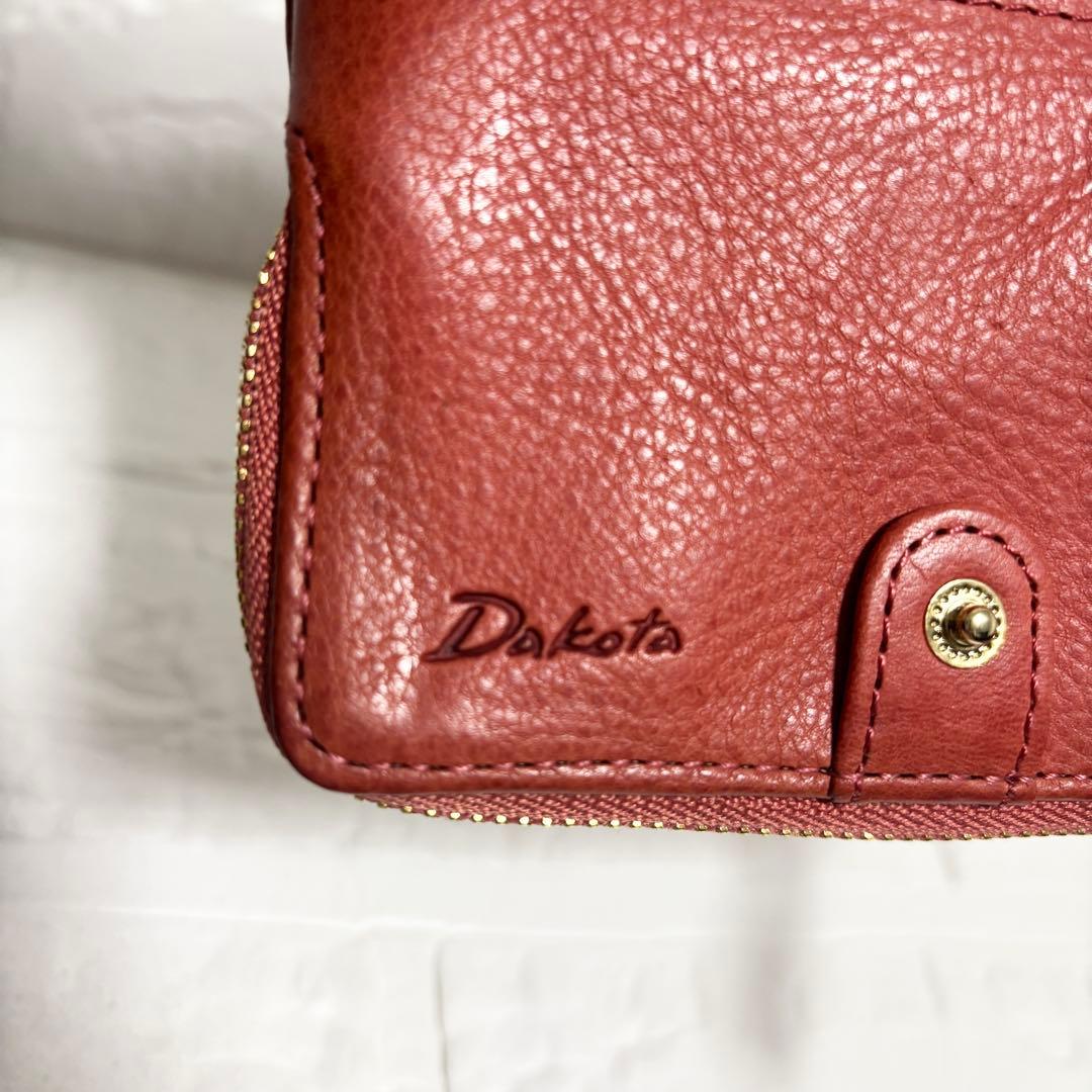 【未使用】Dakota ダコタ ペルラ コンパクト財布 ピンク　がま口 二つ折り