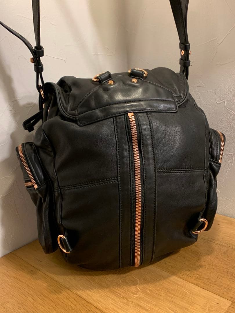 【極美品】Alexander Wang ブラック マルティ バックパック3way