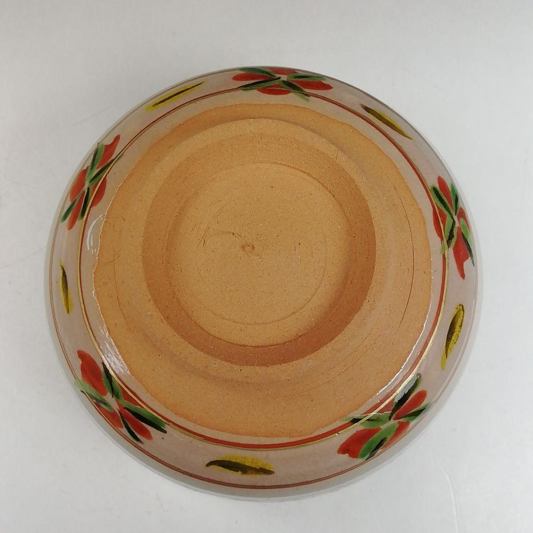 Ｗ２２９　茶碗　『赤絵　卯』『橋本永豊 造』　共箱　抹茶碗　茶道具