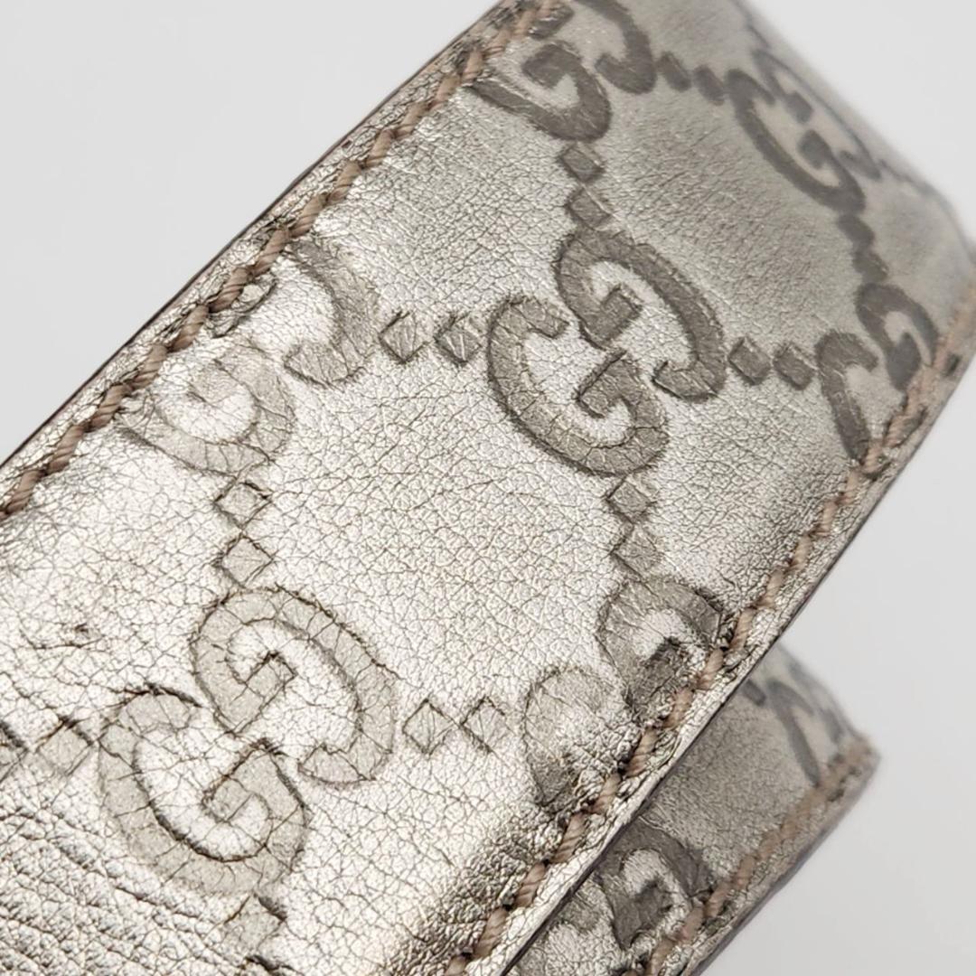 グッチ ベルト W80cm シマレザー インターロッキング メンズ レディース