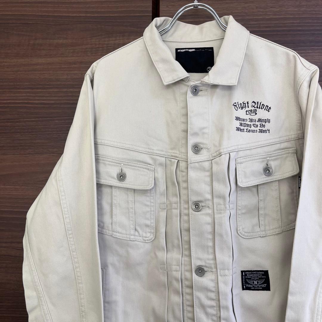 NEIGHBORHOOD ネイバーフッド トラッカージャケット 生成り Lサイズ