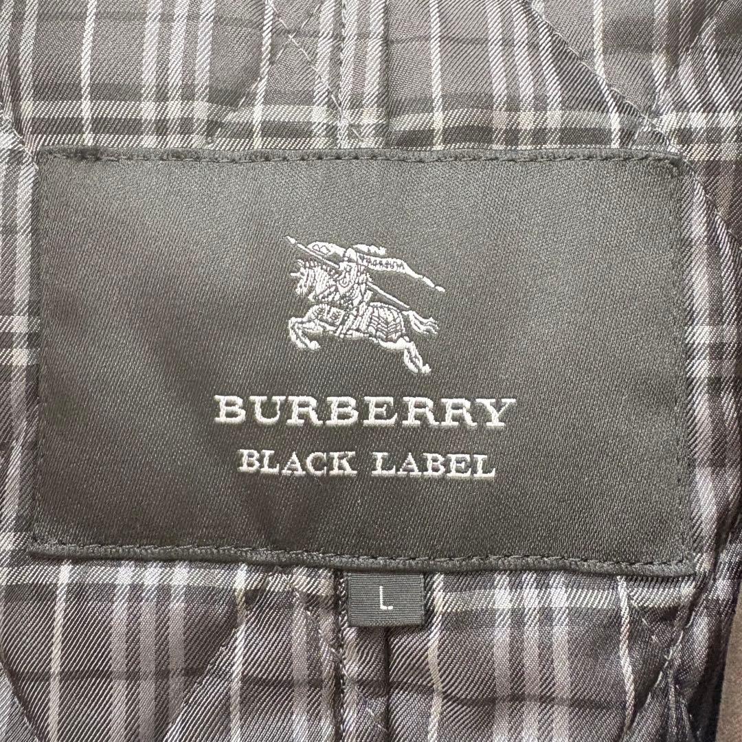 希少カラー　バーバリーブラックレーベル トレンチコート ライナー付き　サイズL