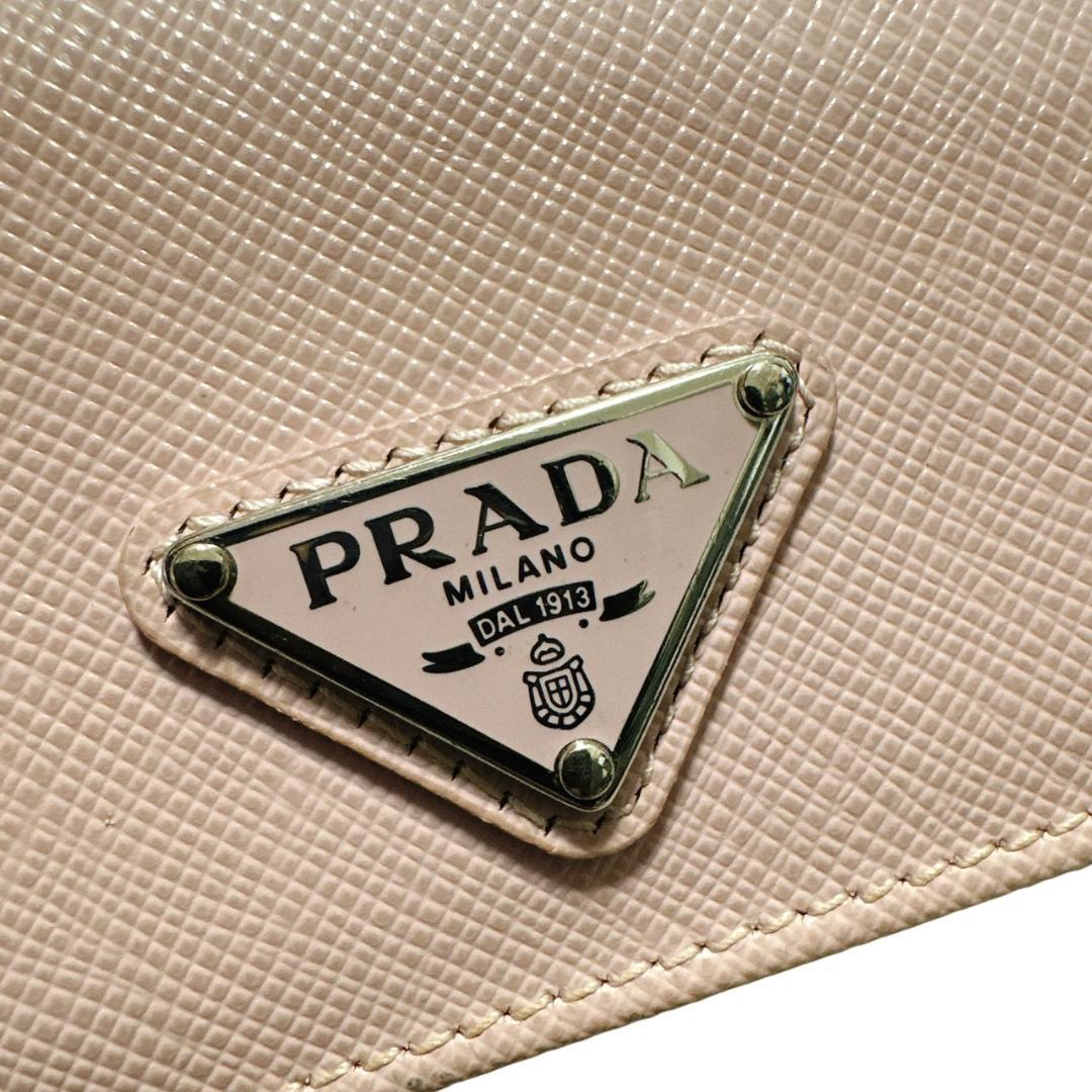 PRADA　プラダ　サフィアーノ　コンパクトウォレット　１MV204　美品