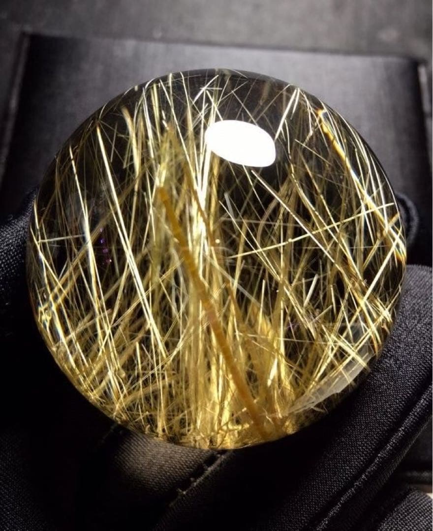 ⭐︎【天然】タイチンクオーツ 置物 47.4mm