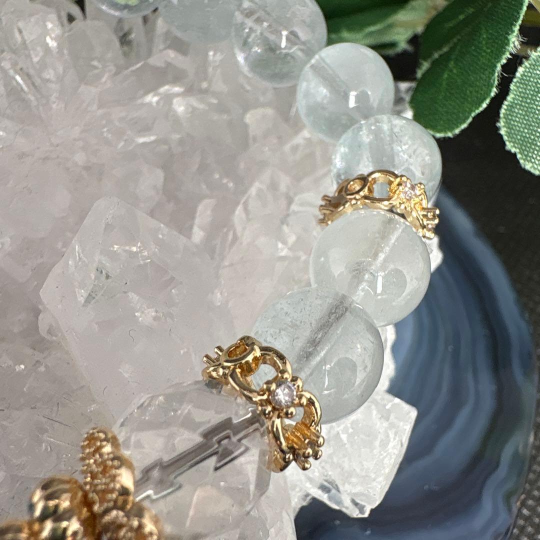 ＊みーにゃん様お取置き3/1＊【高品質】トパーズ　宝石カット　ブレスレット