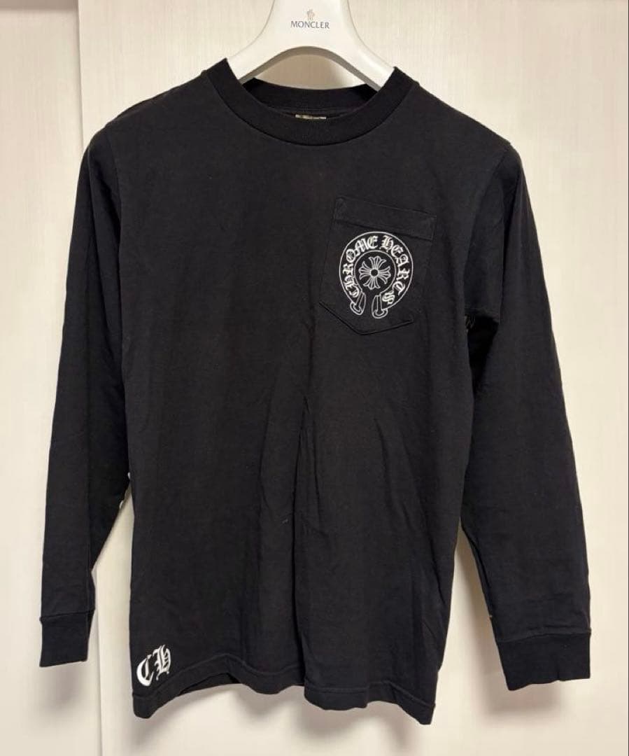 クロムハーツ　フローラルクロス　ホースシュー　ロンT