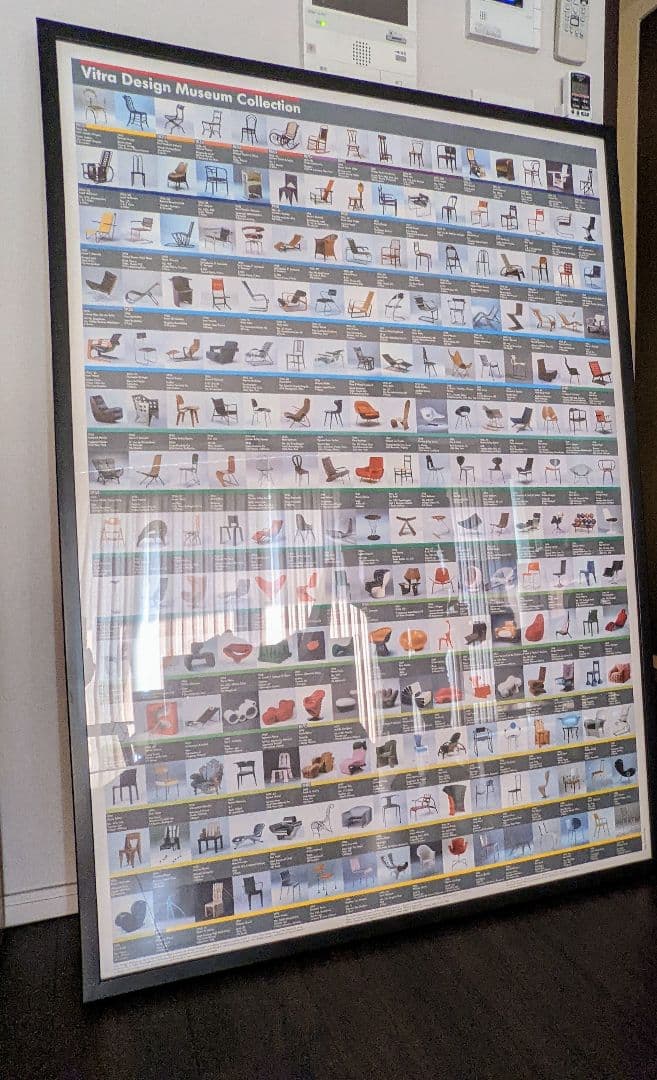 (値下げ)ヴィトラ社 デザインミュージアム ポスター フレーム付き付