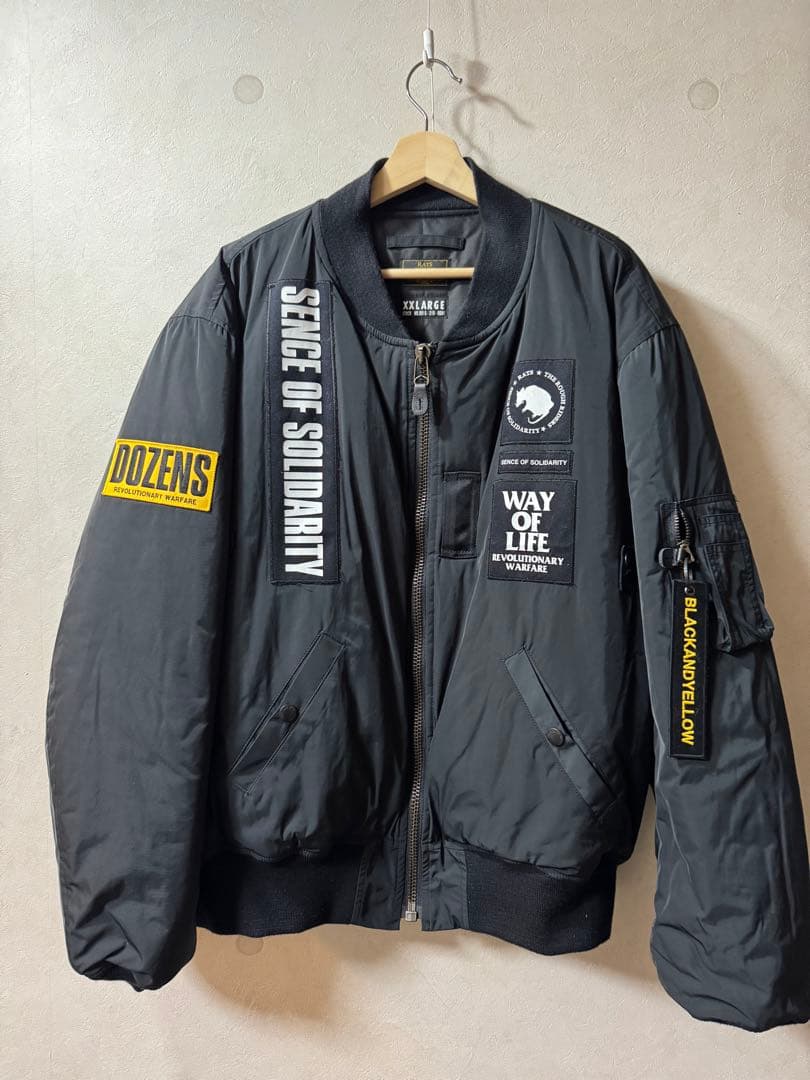 RATS MA-1 フライトジャケット ブラック XXL 美品