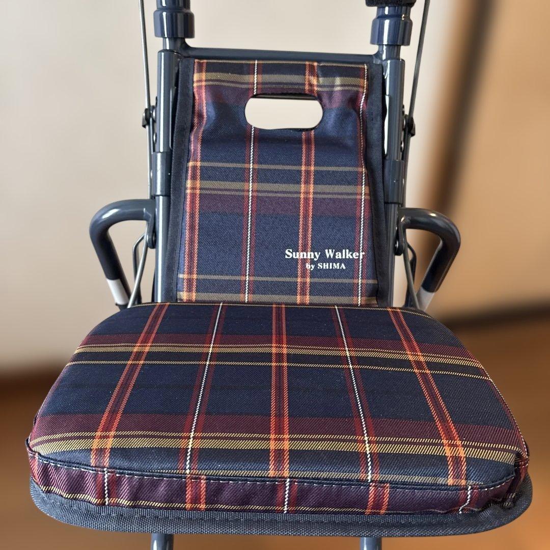 島製作所　サニーウォーカーSP（小） シルバーカー　手押し車　格子NB