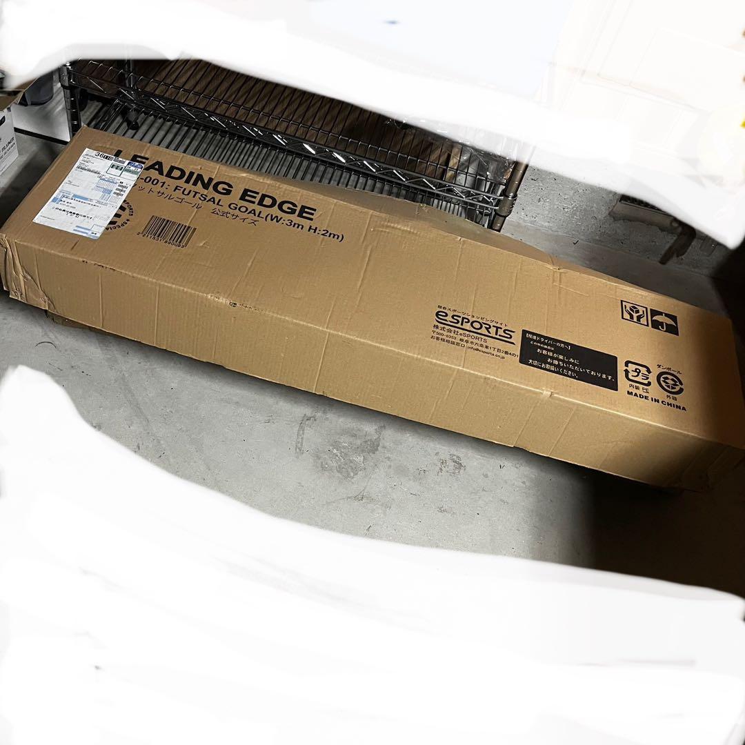 値下　フットサルゴール ２セット　キャリーバッグ付 組み立て式　3m×2m 新品