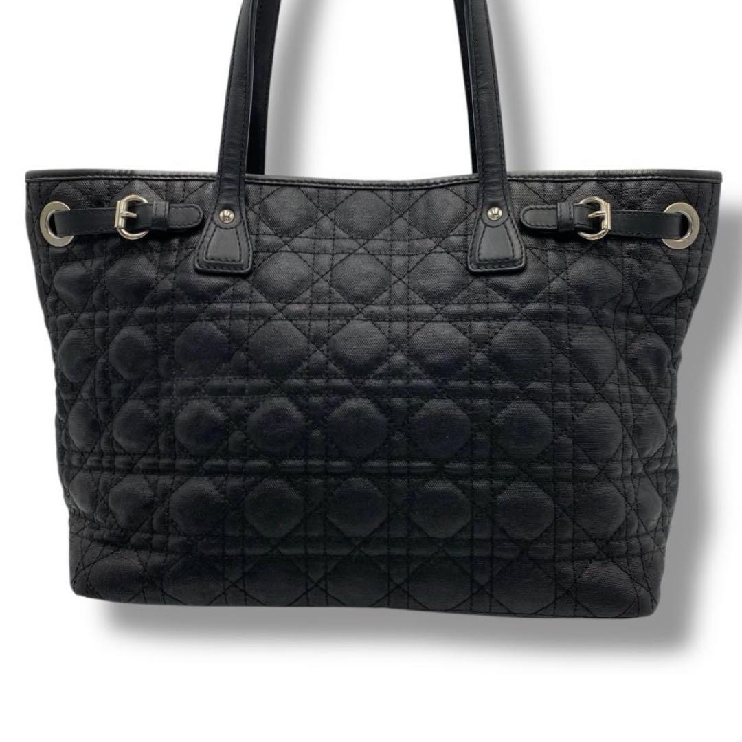 美品 Dior ディオール カナージュ パナレア トートバッグ バッグ A4 黒