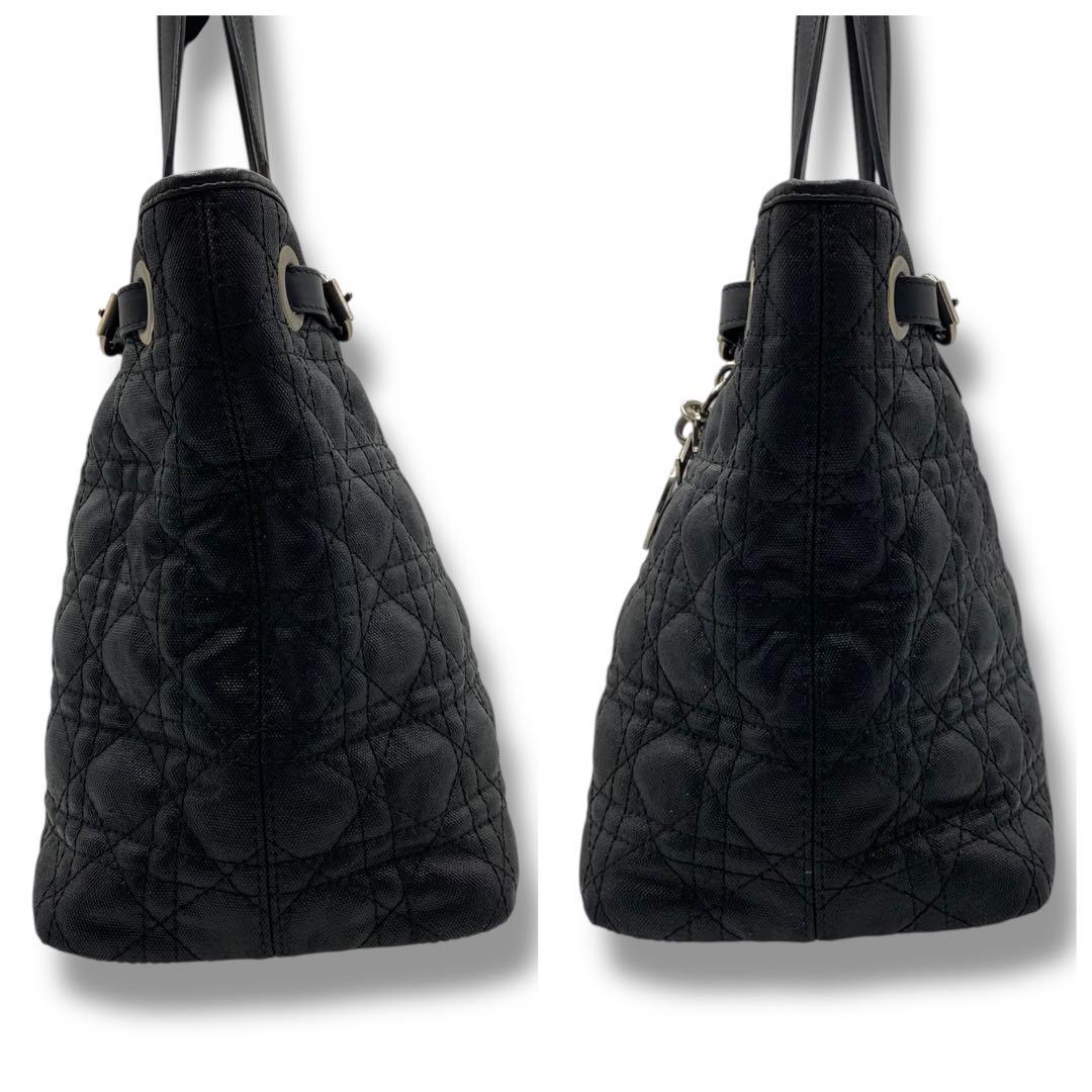 美品 Dior ディオール カナージュ パナレア トートバッグ バッグ A4 黒