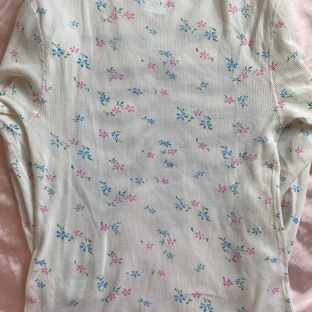 supreme Hanes Bones Thermal フラワー　骨サーマル