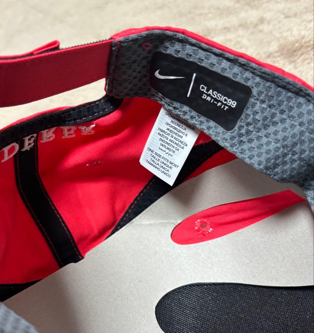 NIKE RFロゴ CAP グラデーションキャップ レッド 新品・タグ付き 赤