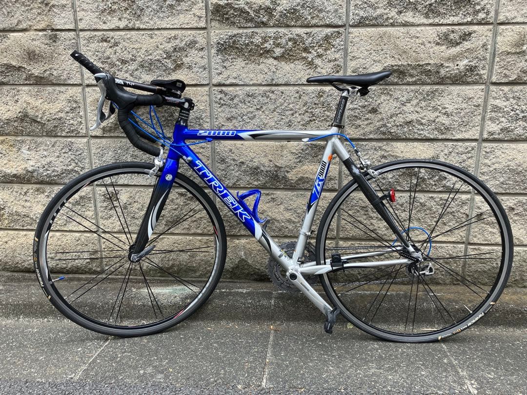TREK2000 ロードバイク シルバー/ブルー