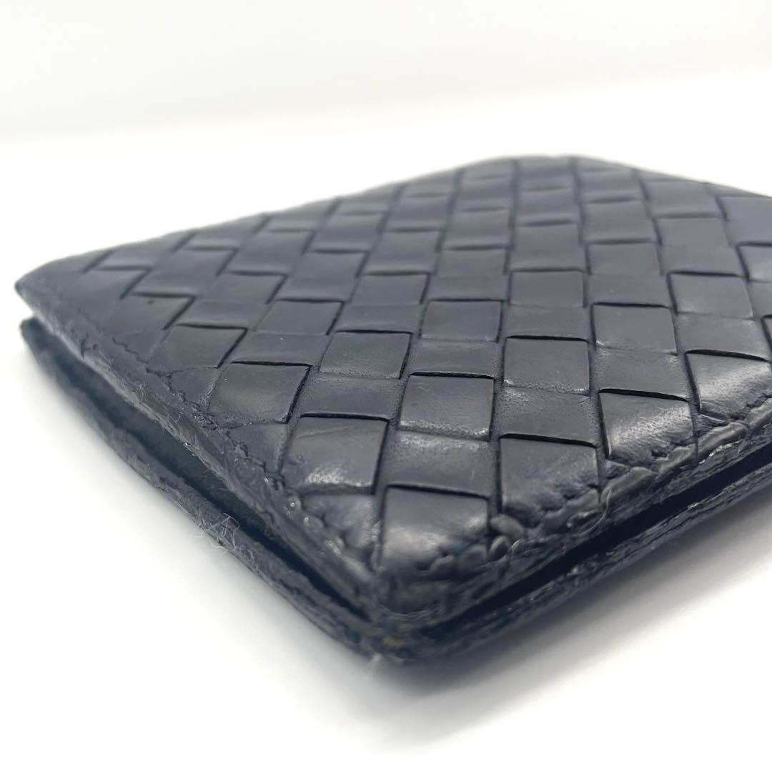 BOTTEGA VENETA 二つ折り財布 マネークリップ ブラック