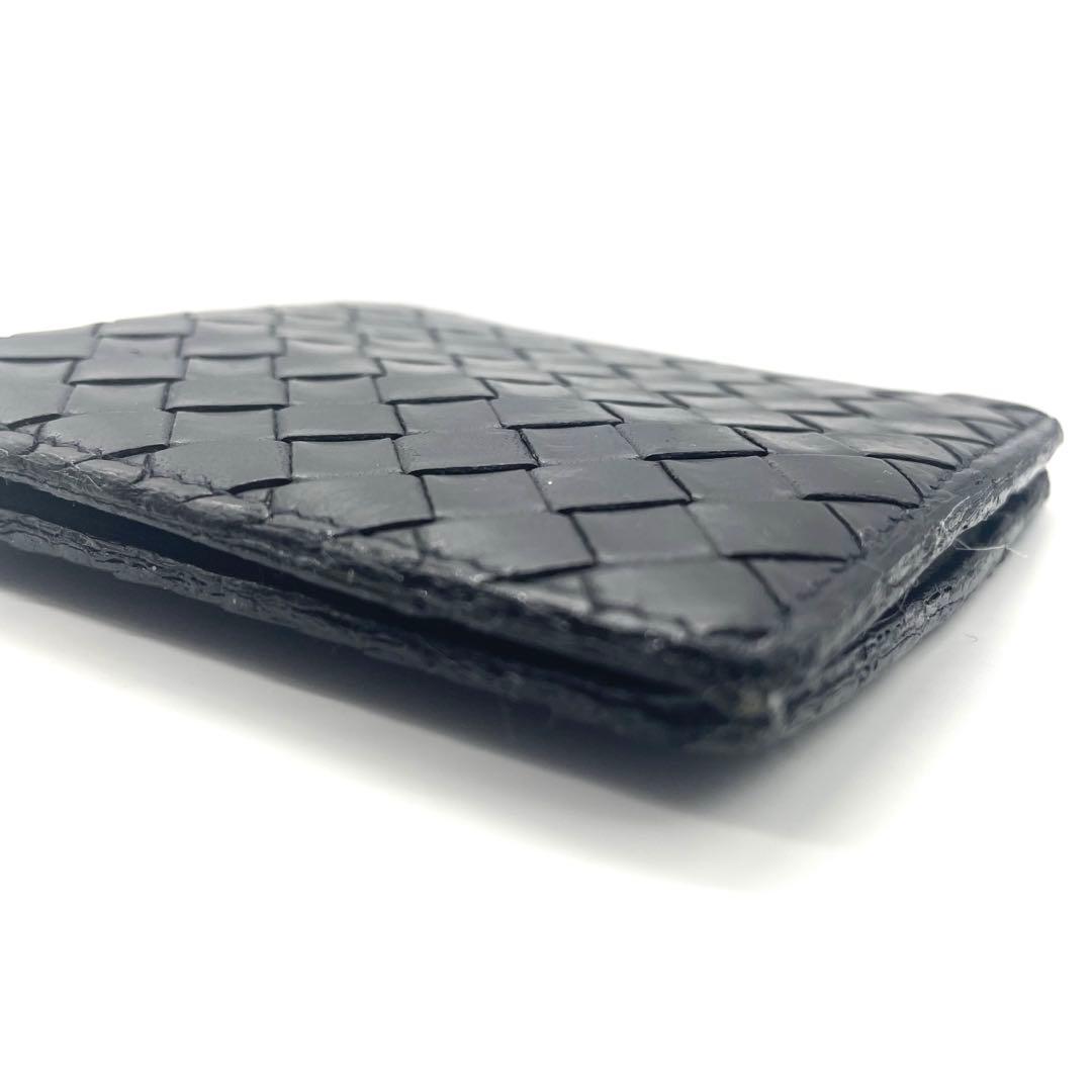 BOTTEGA VENETA 二つ折り財布 マネークリップ ブラック