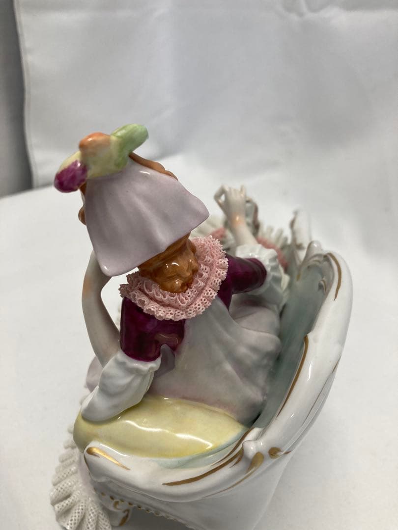 sitzendorf ジッツェンドルフ レースドール フィギュリン　陶器人形