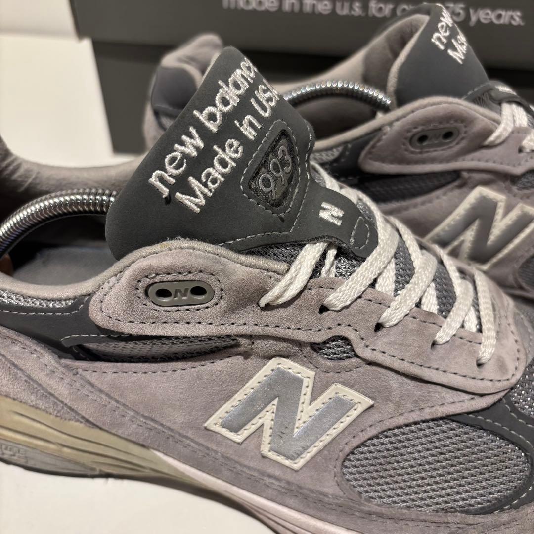 最終価格new balance 993 MADE IN USA グレー US9D