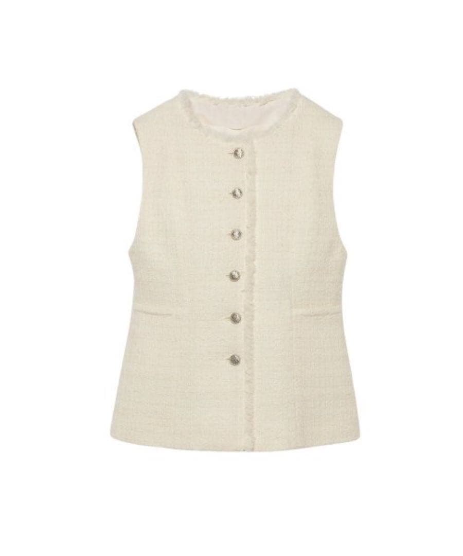 アナイ　フィルムツイードペプラムジレ