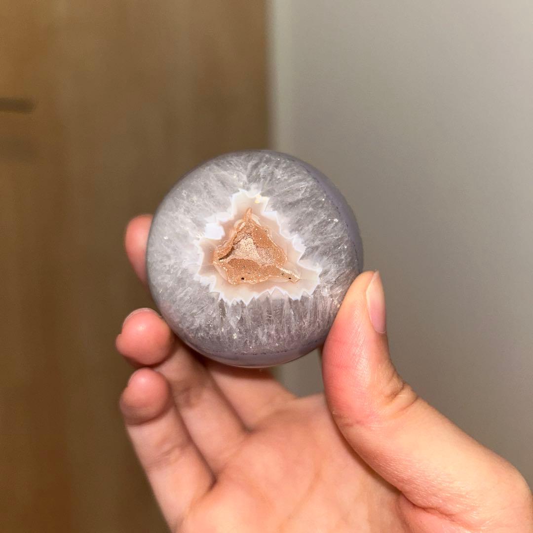 シュガー モスアゲート 瑪瑙 スフィア 49.9ミリ