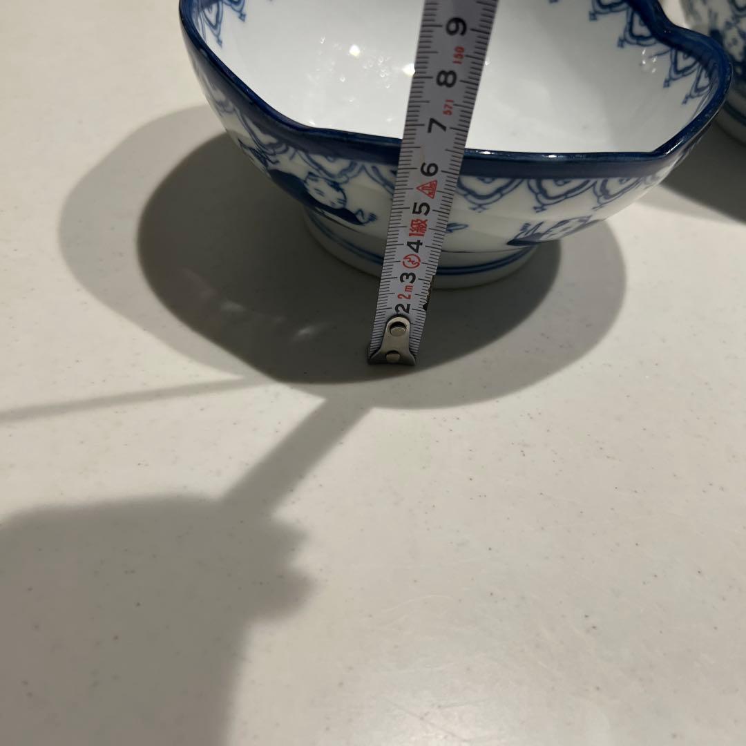 白と青の食器セット