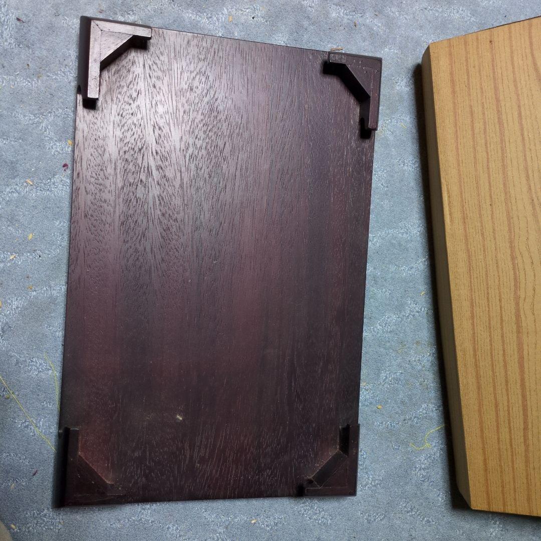 木製 花瓶台 ダークブラウン