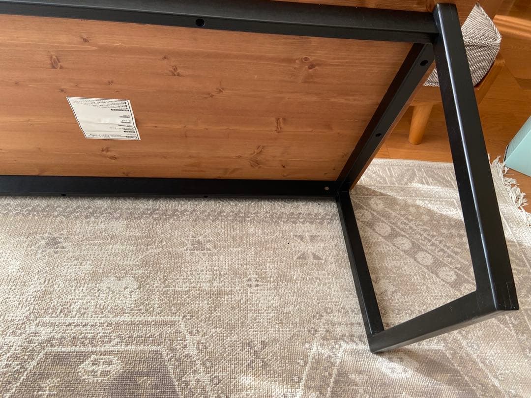 LOWYA ロウヤ ローテーブル　天然木 幅110cm ライトブラウン