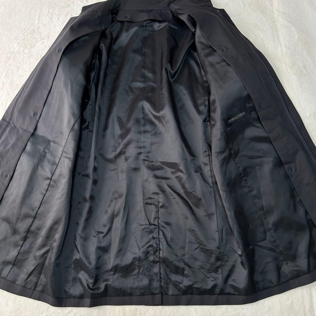 美品 ダーバン ダウンライナー ステンカラーコートM 比翼 3シーズン ビジネス