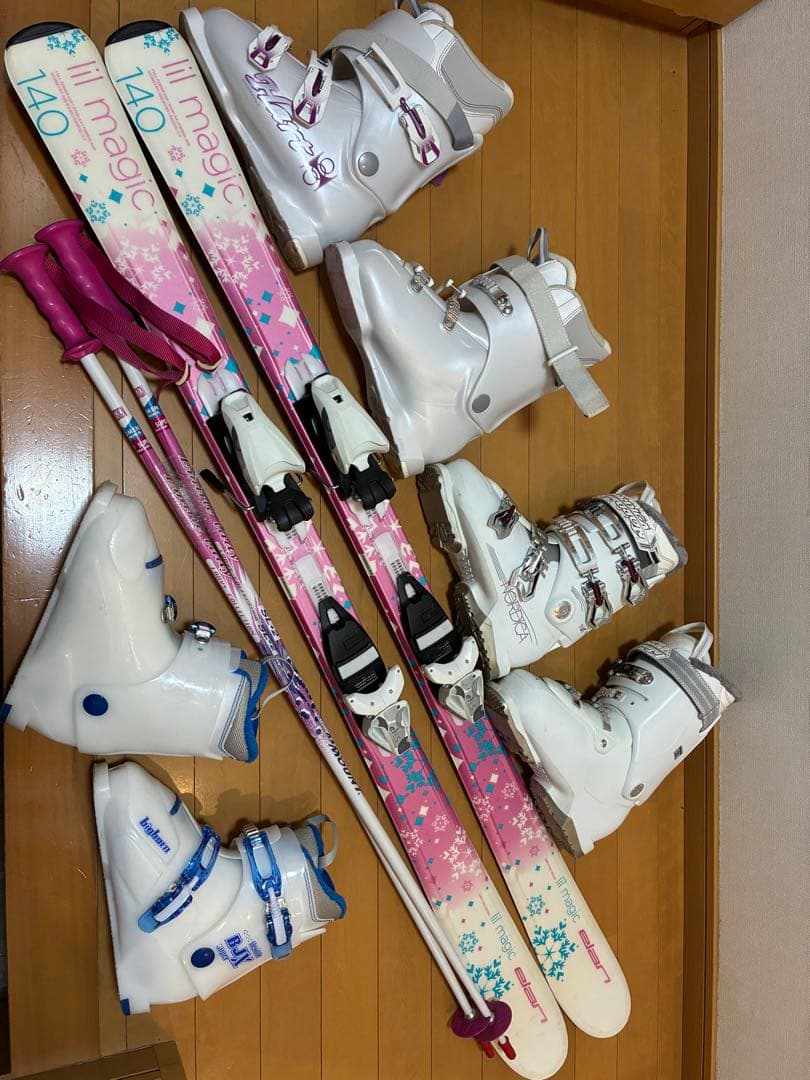 超美品 エラン Elan 140 スキー板ブーツ23、24、24.5のどれか1足