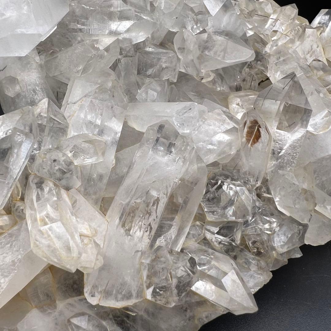 ✳超激レアの極上品✨超希少✨虹、ルチルイン 水晶クラスター 天然石 原石 置物