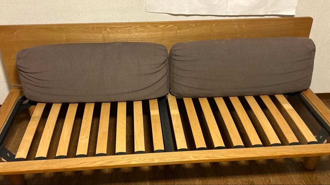 無印良品 ソファベッド フレーム マットレス無し