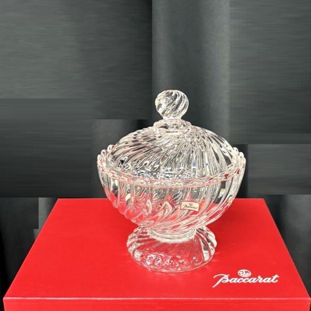 Baccarat オールドバカラ バンブー ボンボニエール キャンディーポット難