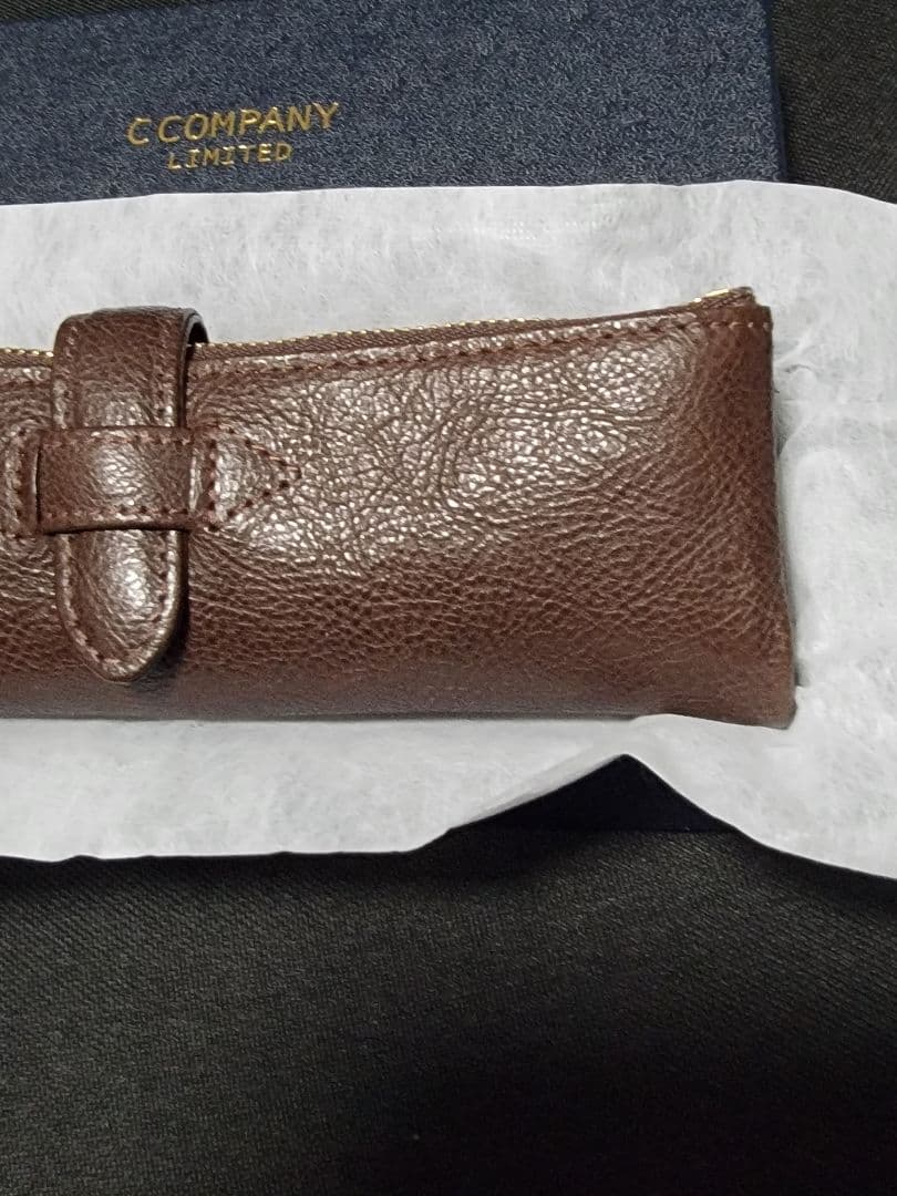 【極美品】ルポペンケース マヤブラウン Cカンパニー 本革 筆箱