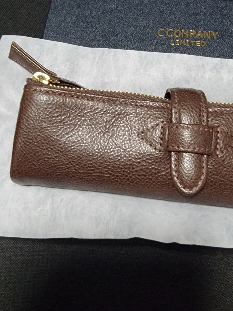 【極美品】ルポペンケース マヤブラウン Cカンパニー 本革 筆箱