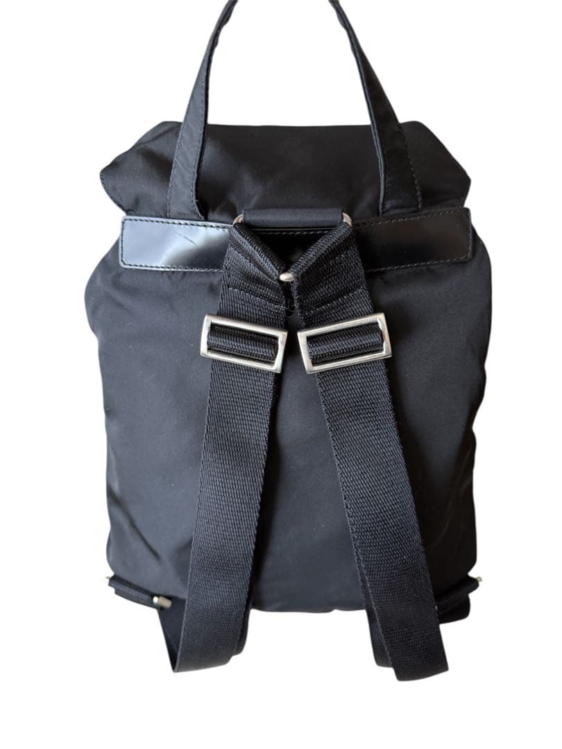 極美品PRADA プラダ ミニリュック テスートナイロン 黒　B6677F