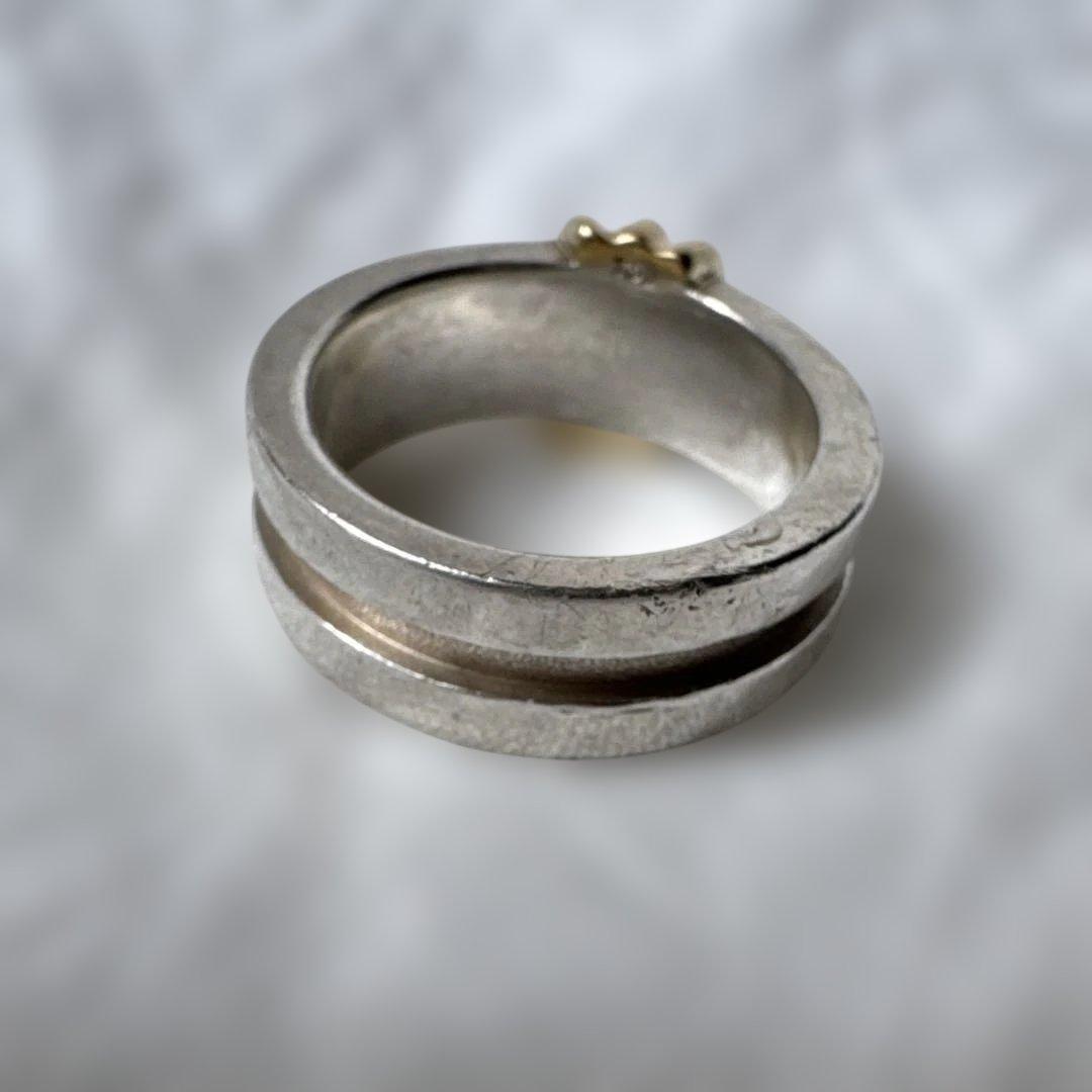 Tiffany ティファニー グルーブドウィズ3ロウ リング 11.5号