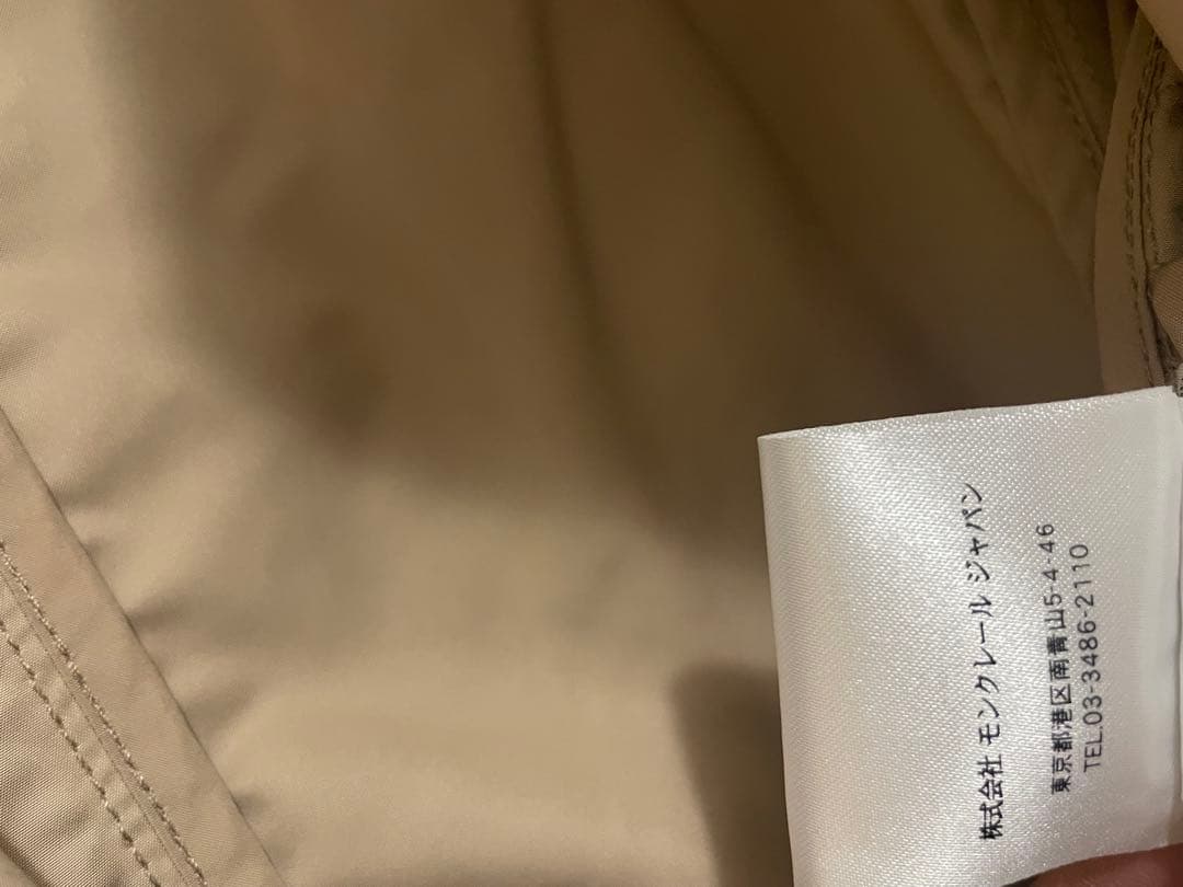 MONCLER ベージュ トレンチコート　サイズ0 所有者162cm